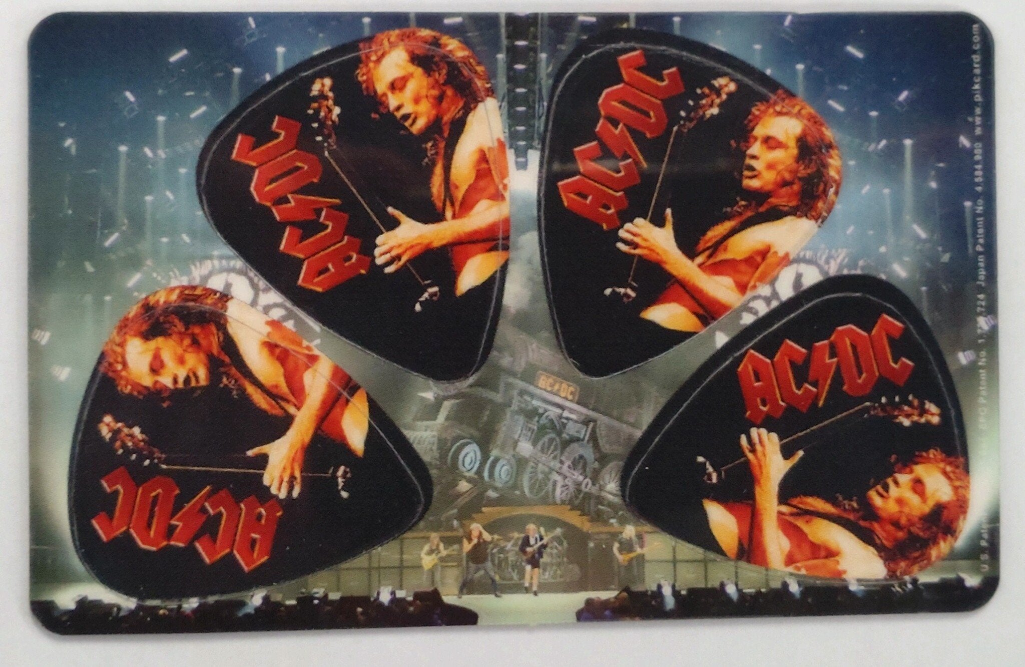CLX Music AC/DC pick card