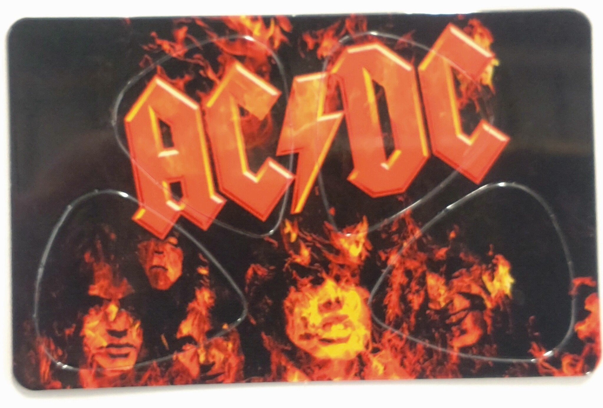 CLX Music AC/DC pick card