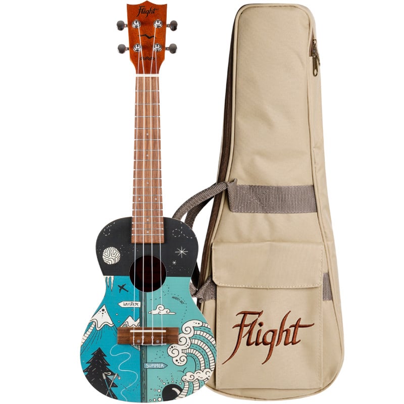 Flight AUC-33 Two seasons concert ukulele