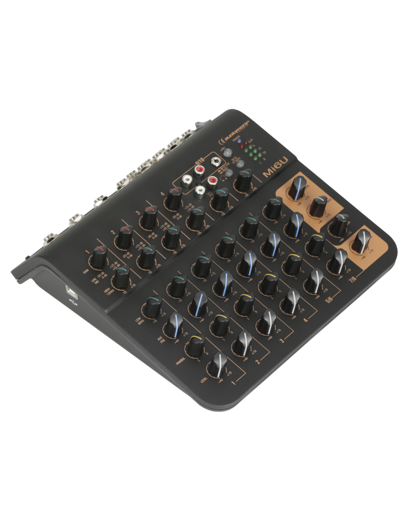 Mi6U 6-kanaals mixer met USB