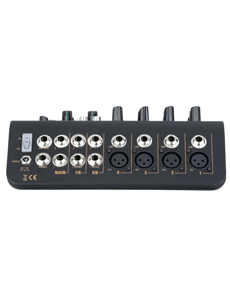 Mi6U 6-kanaals mixer met USB