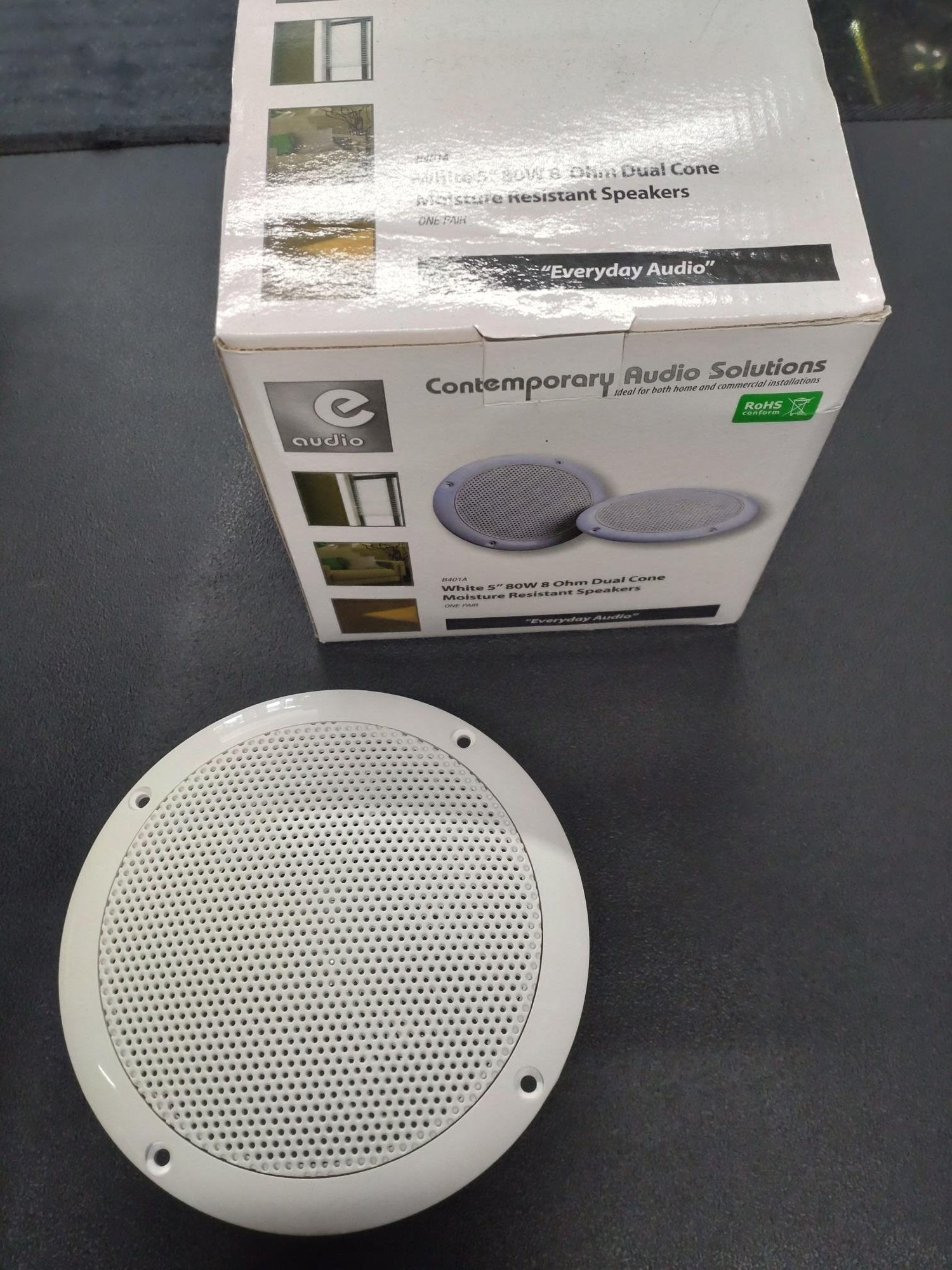 eaudio B401A Moisture-resistant ceiling speakers white (2 speakers)