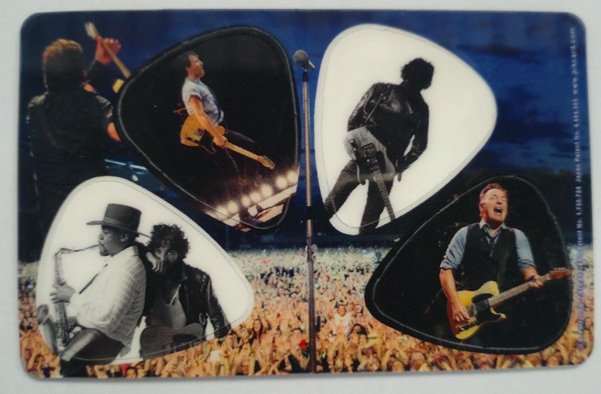 CLX Music Bruce Springsteen Pick Card