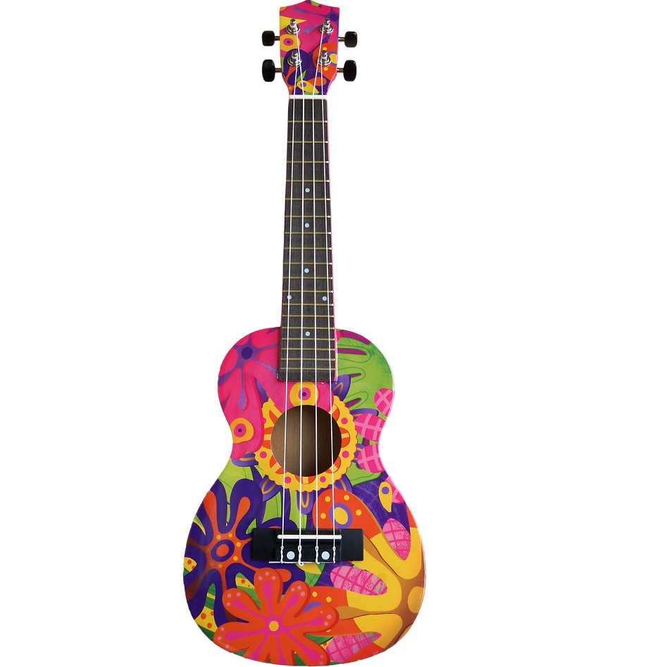 Calista 21 concert ukelele flowers-2