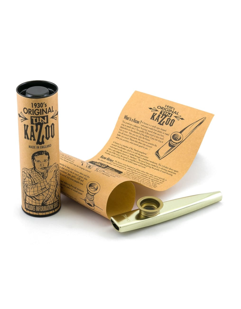 Metalen kazoo goud