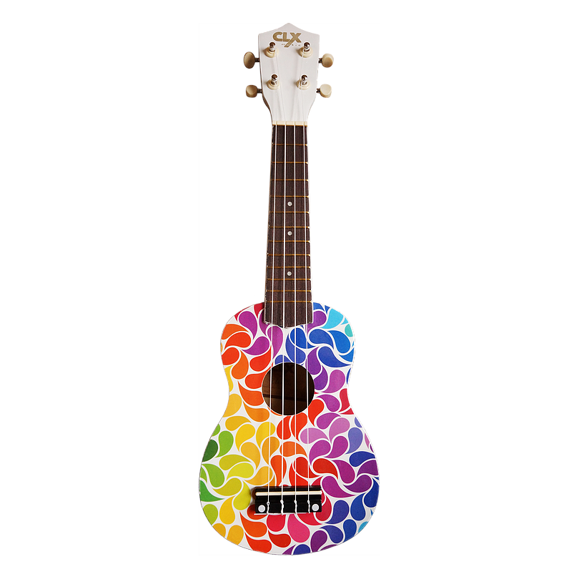 Calista 21 sopraan ukelele rainbow drops