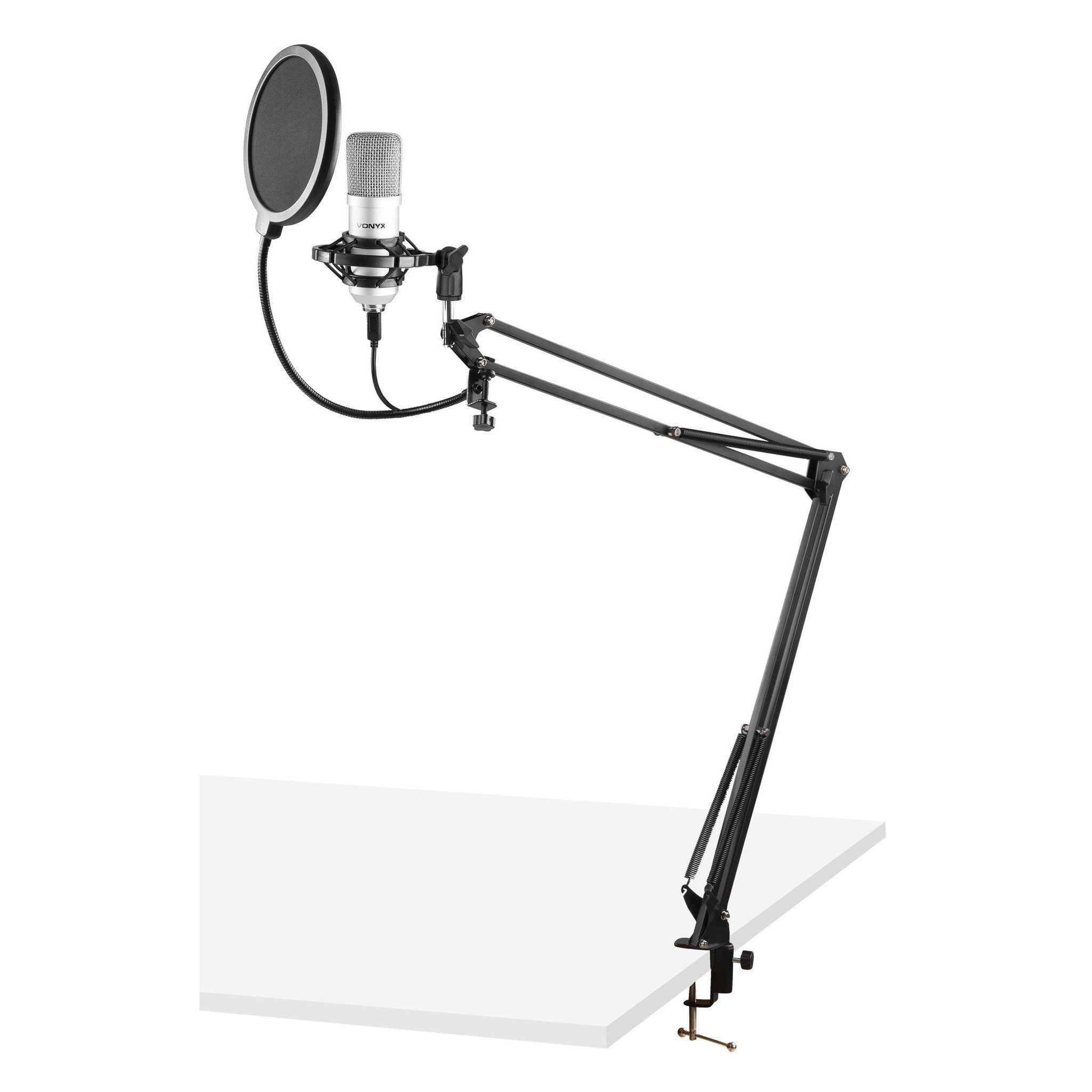 CMS300S USB microfoon set zilver