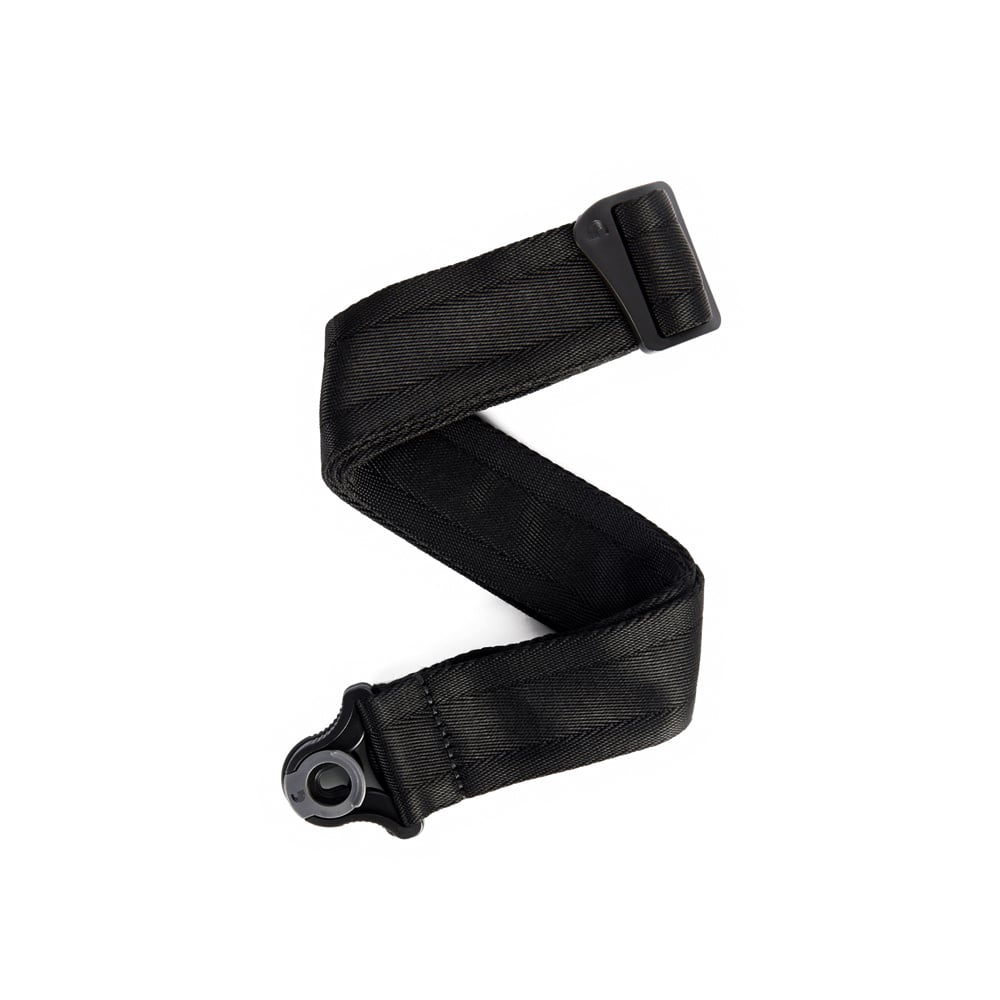 D'addario Auto Lock nylon guitar strap black