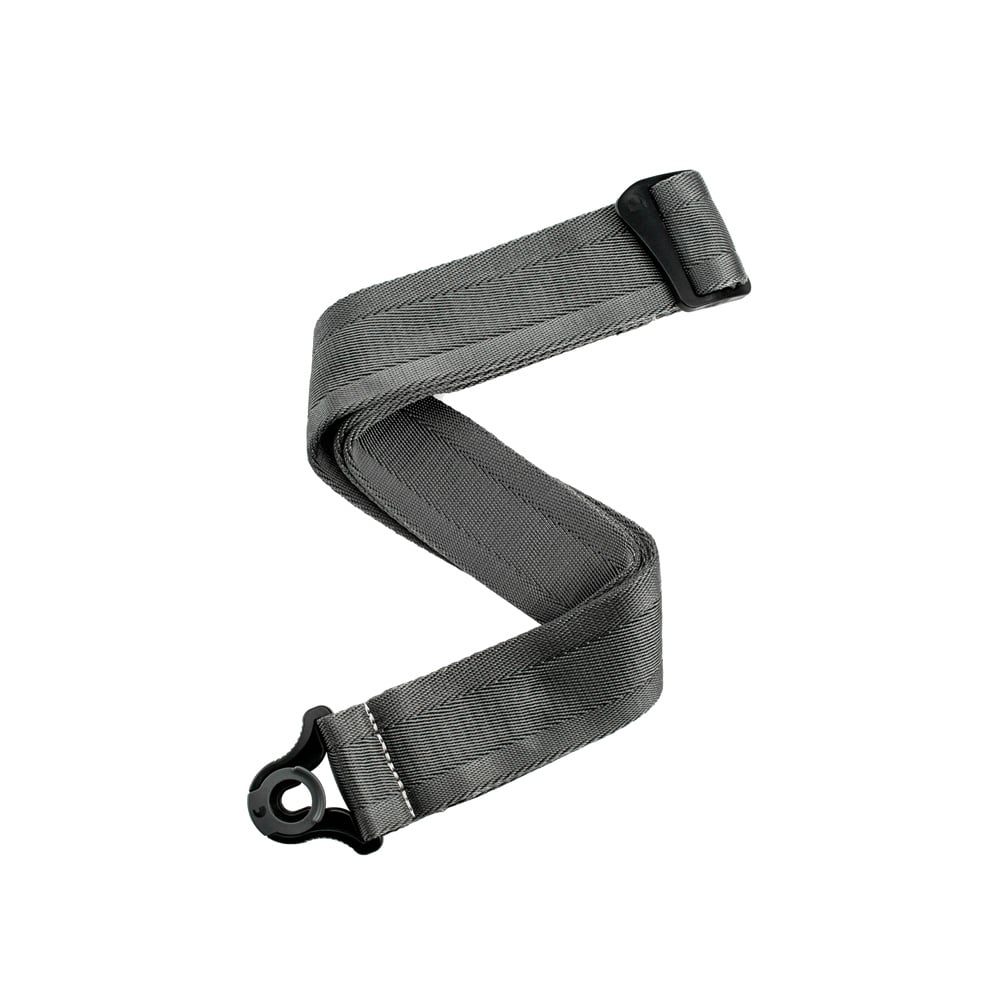 50BAL09 Auto Lock nylon gitaar riem grijs