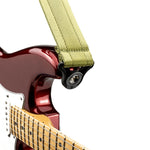 50BAL08 Auto Lock nylon gitaar riem groen