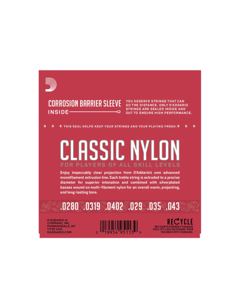 D'addario EJ27N Normal tension classical guitar strings