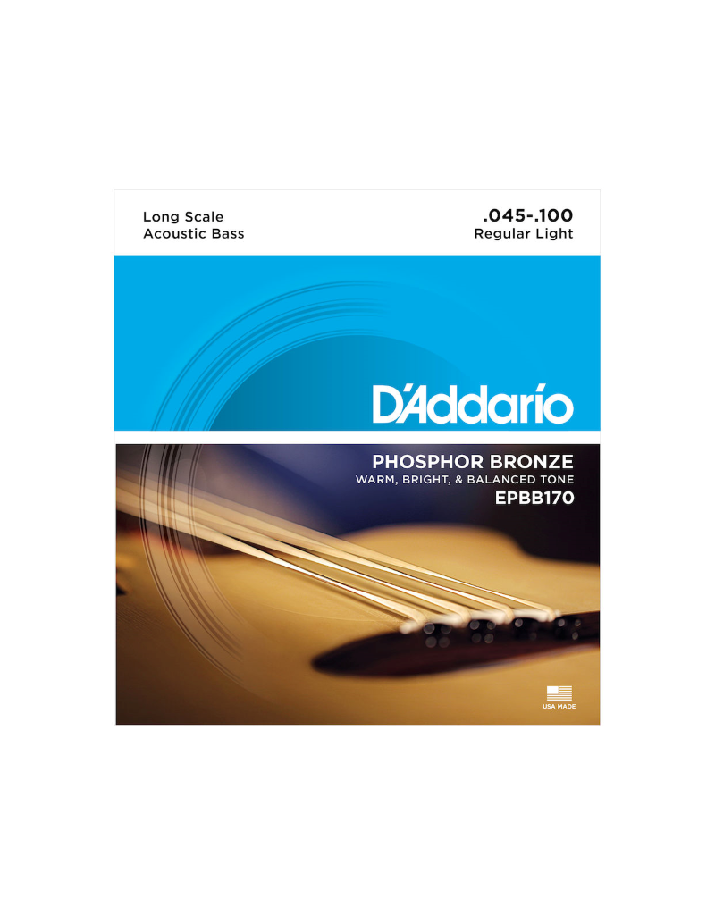 D'addario EPBB170 Acoustic bass guitar strings 045-100