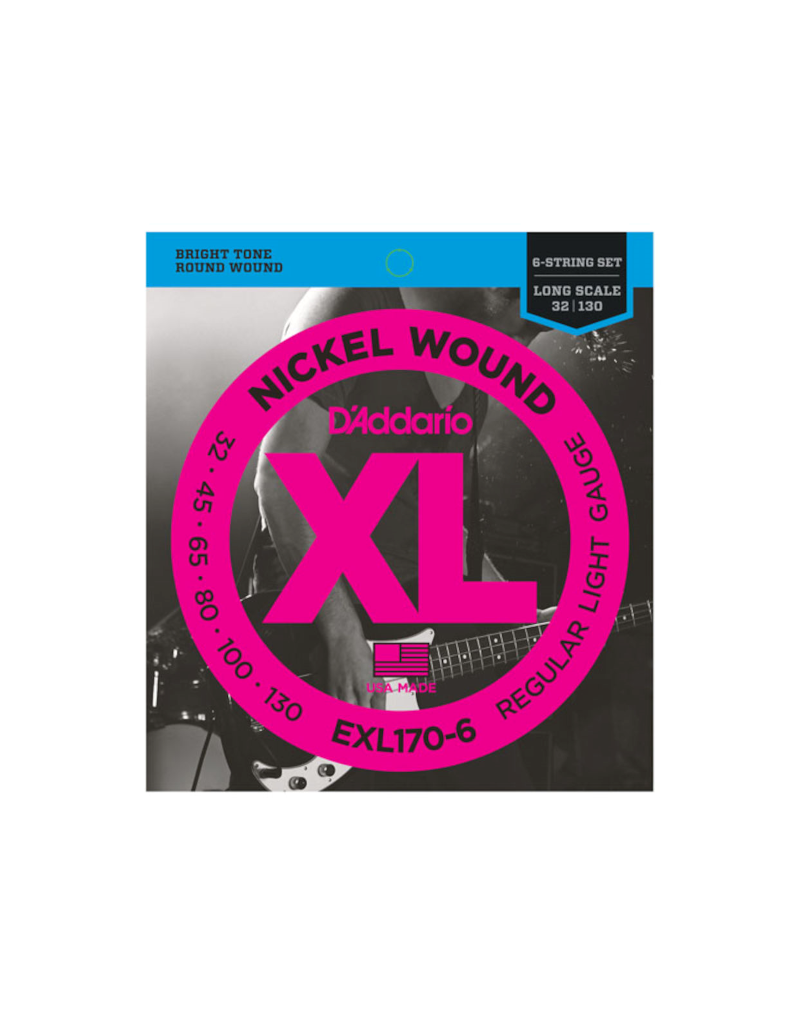EXL170-6 Long scale 6-snarig basgitaar snaren 032-130