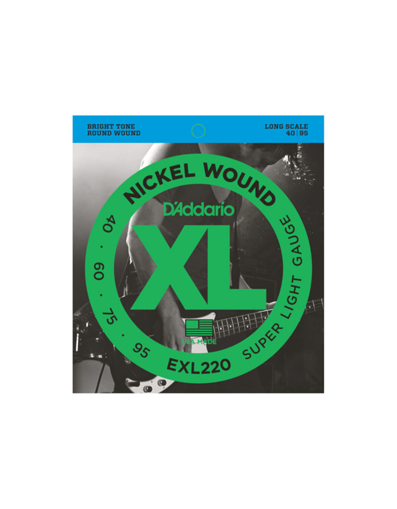 EXL220 Long scale basgitaar snaren 040-095
