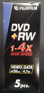 DVD+RW 4,7 GB (5 Pack)