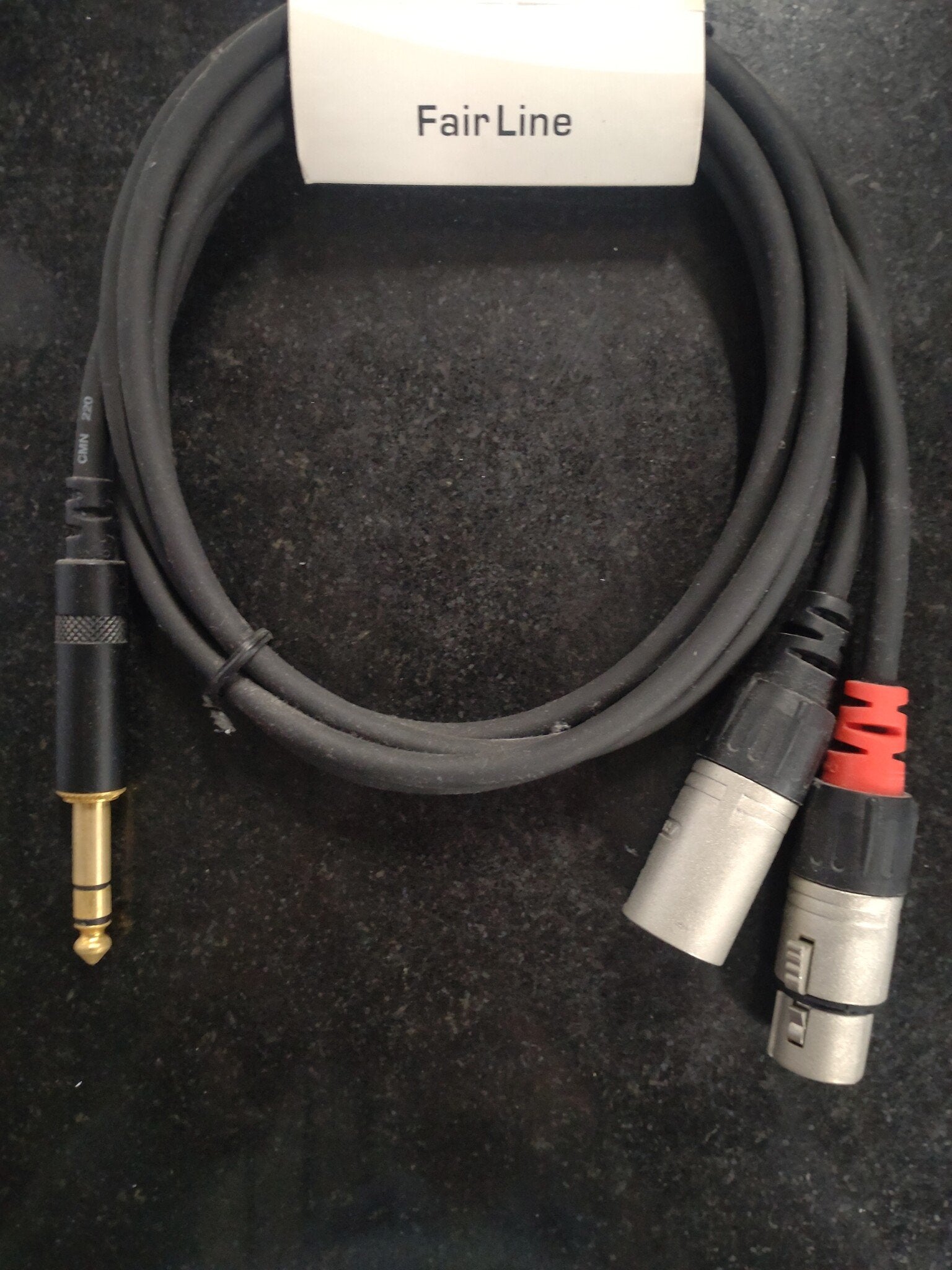 Cordial CFY1.8VFM Insert kabel TRS Jack split naar XLR Male en XLR Female 1,8 meter