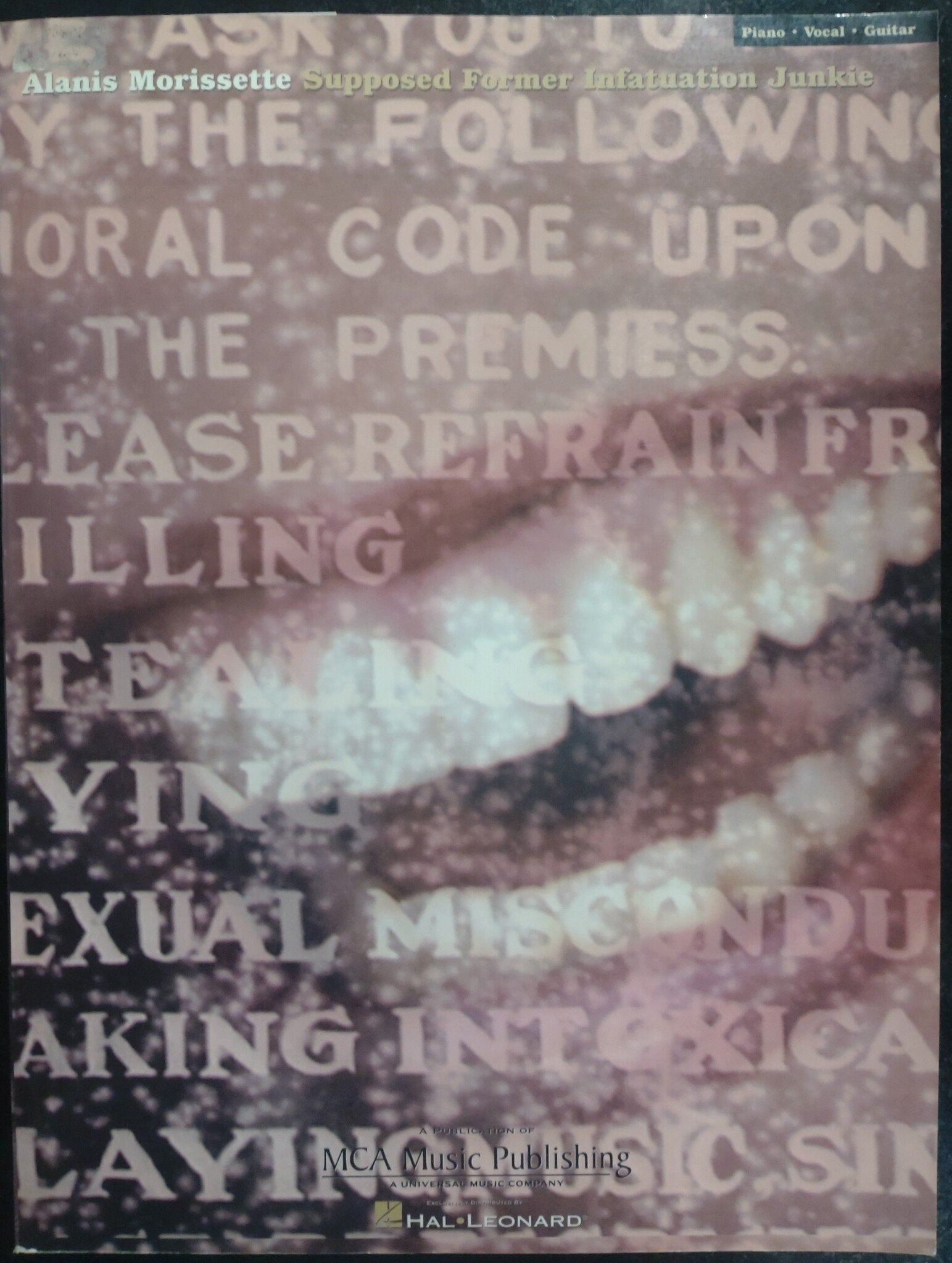 Hal Leonard Alanis Morissette - Supposed Former Infatuation Junkie - Piano, Zang en Gitaar