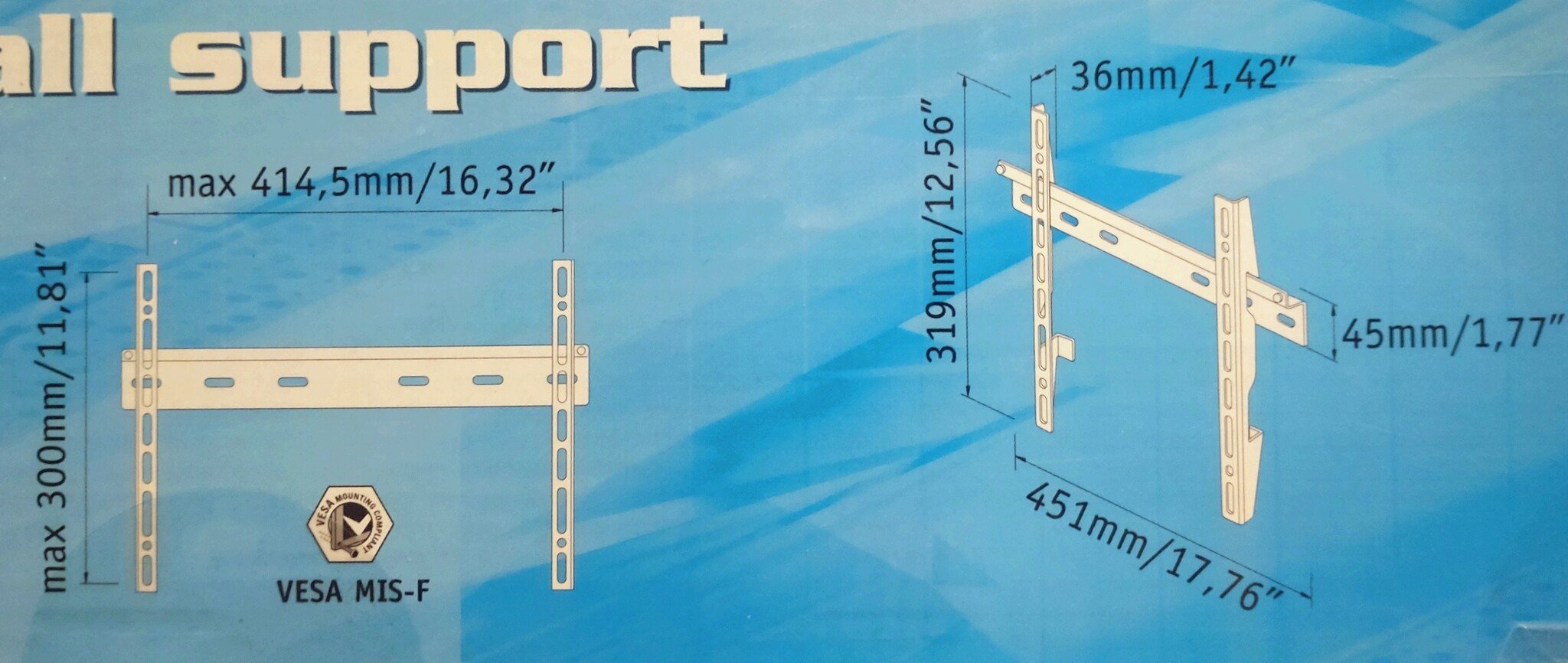 Mount Massive MFM 80TB LCD Wall Mount
