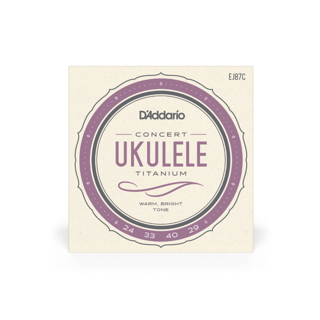 D'addario EJ87C Titanium concert ukulele strings