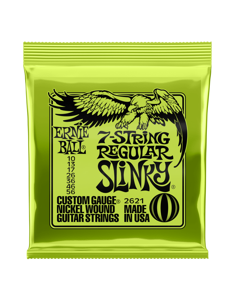 2621 Regular slinky 7-snarig elektrisch gitaar snaren 010-056