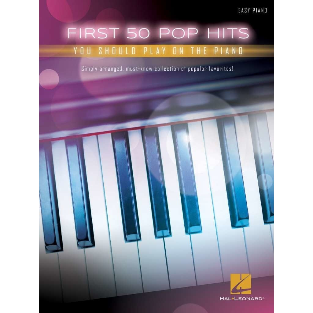 First 50 Pop Hits easy piano