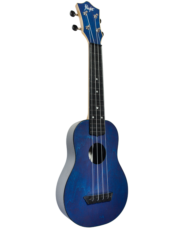 TUS35 Travel donker blauw sopraan ukelele