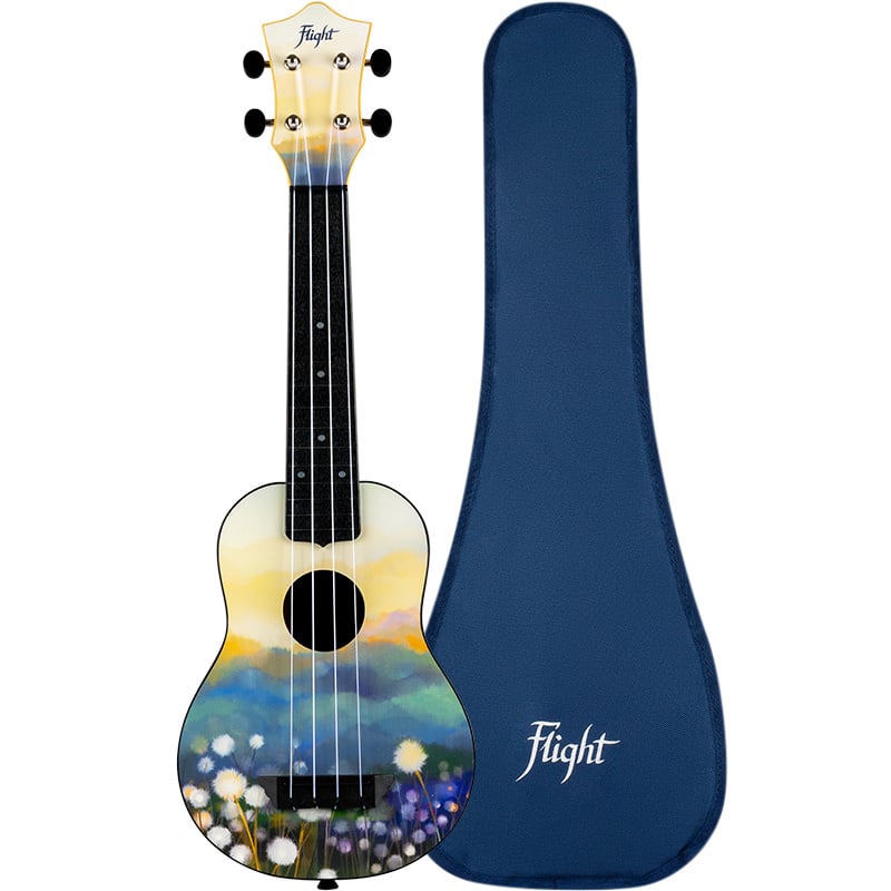 Flight TUS40 Travel Dandelions soprano ukulele