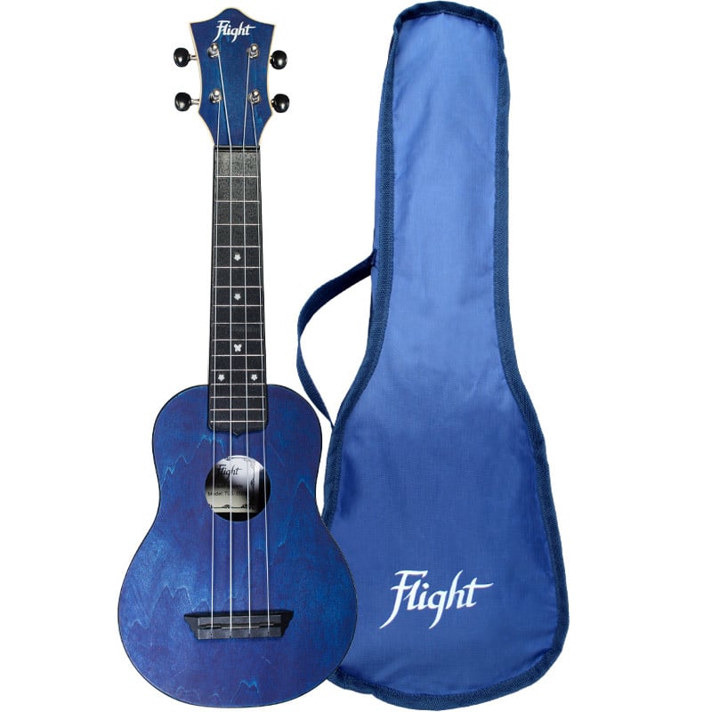 TUS35 Travel donker blauw sopraan ukelele