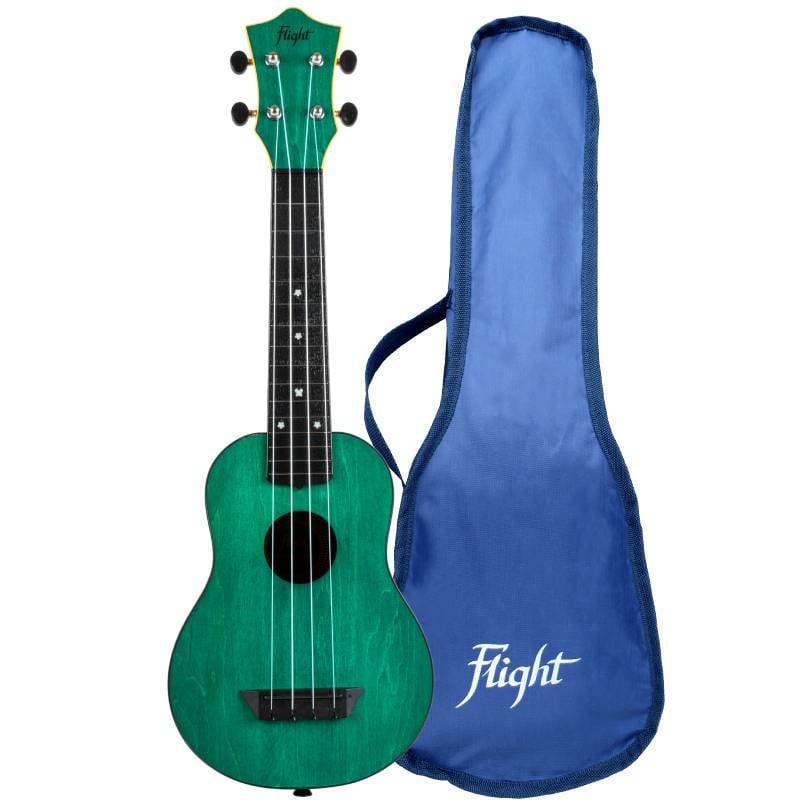 TUS35 Travel groen sopraan ukelele