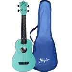 TUS35 Travel licht blauw sopraan ukelele