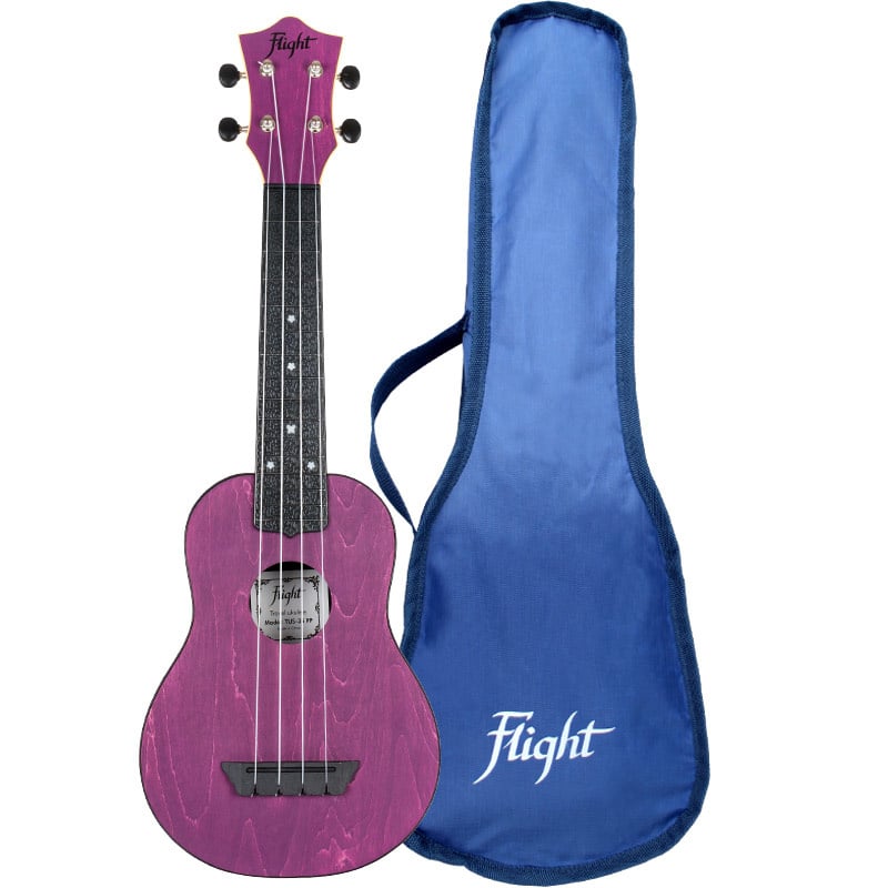 TUS35 Travel paars sopraan ukelele