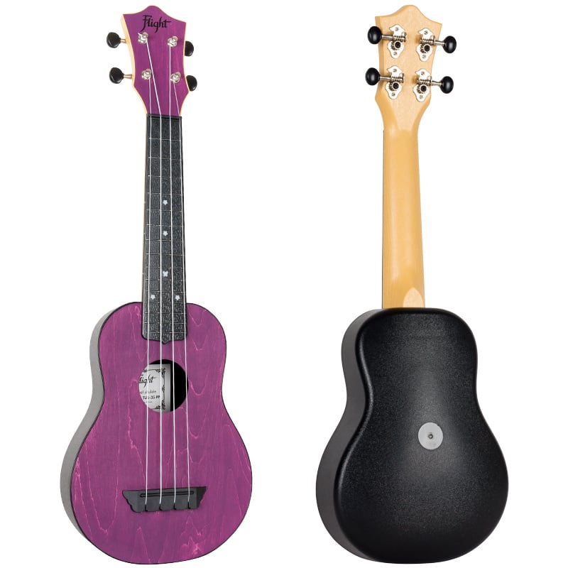 TUS35 Travel paars sopraan ukelele