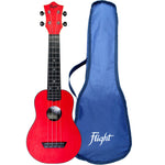 TUS35 Travel rood sopraan ukelele