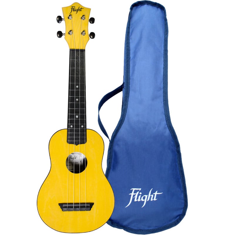 TUS35 Travel geel sopraan ukelele