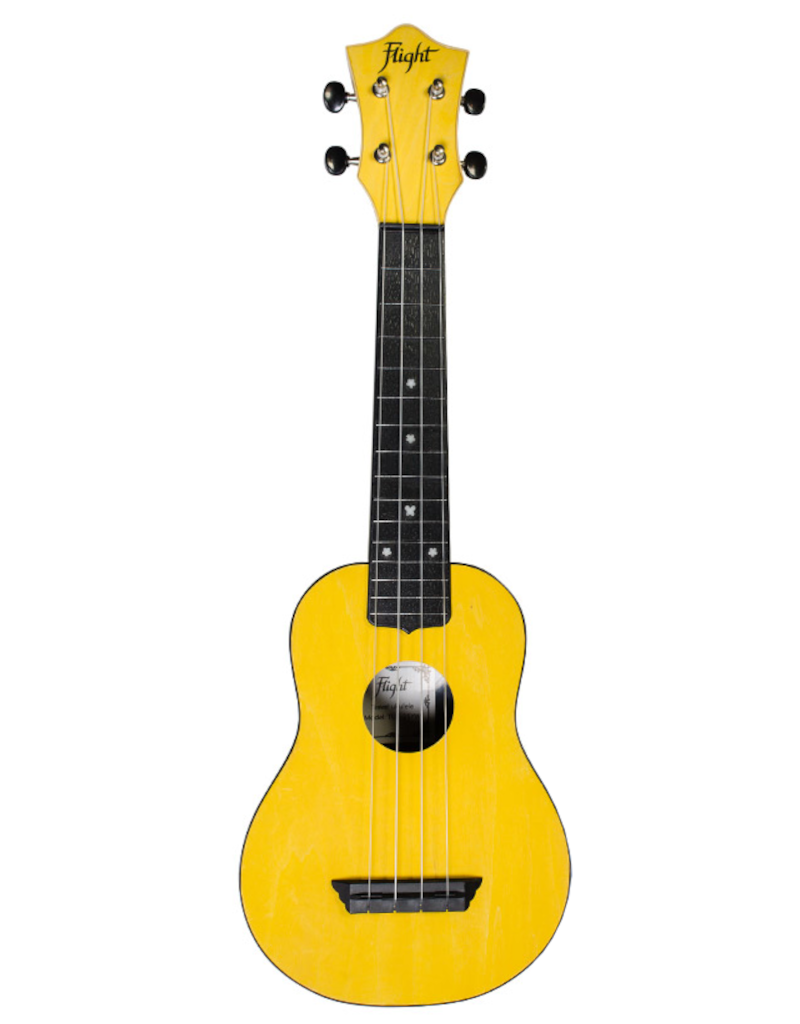 TUS35 Travel geel sopraan ukelele