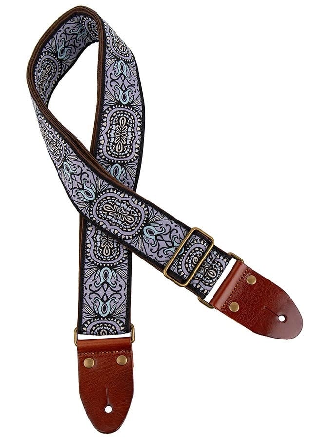 Gaucho Classic Jacquard Series Purple/Blue Guitar Strap