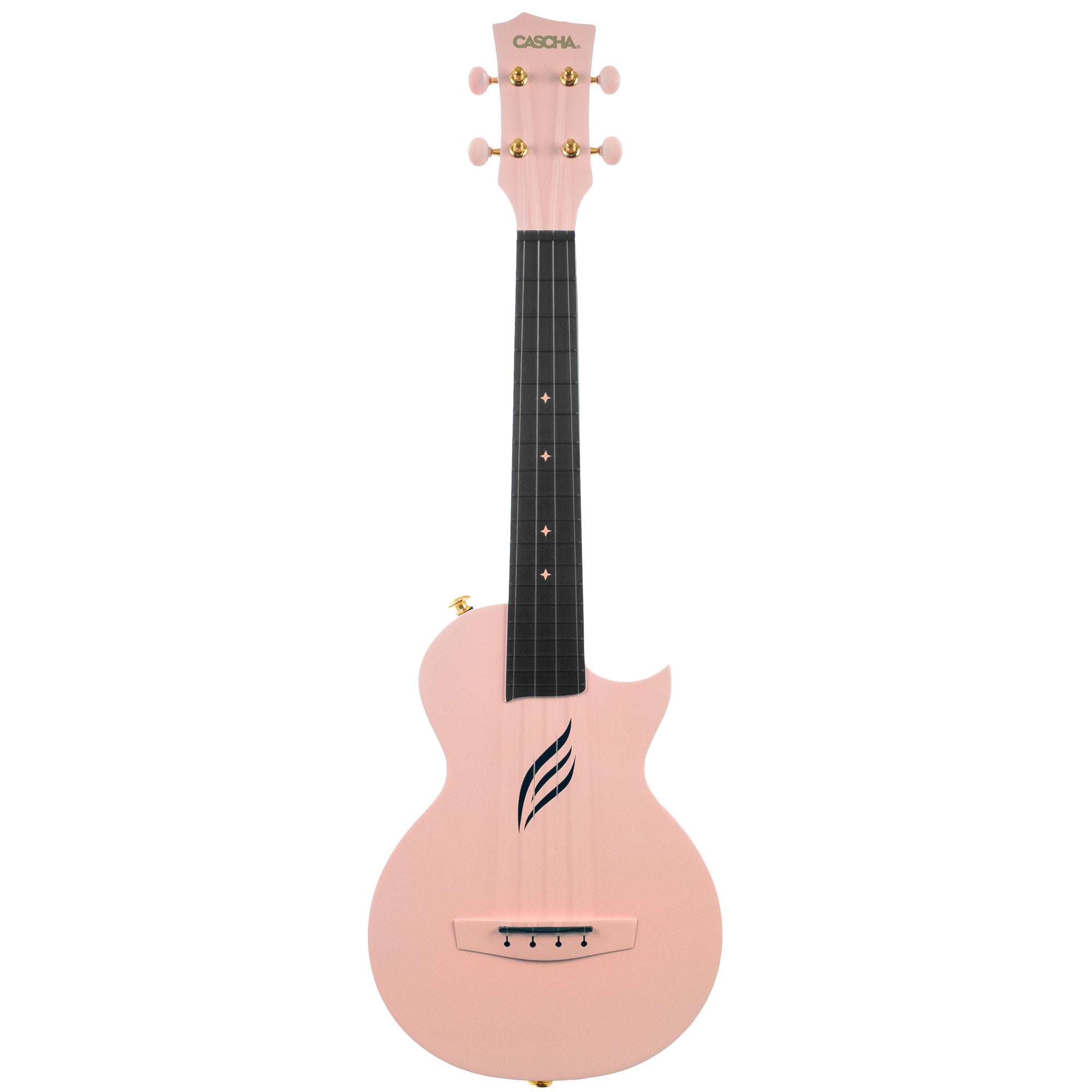 Cascha HH2288 Carbon fiber pink concert ukulele