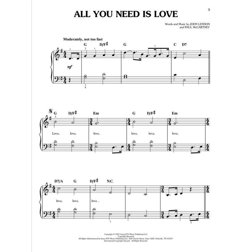 First 50 Songs by The Beatles you should play on the Piano