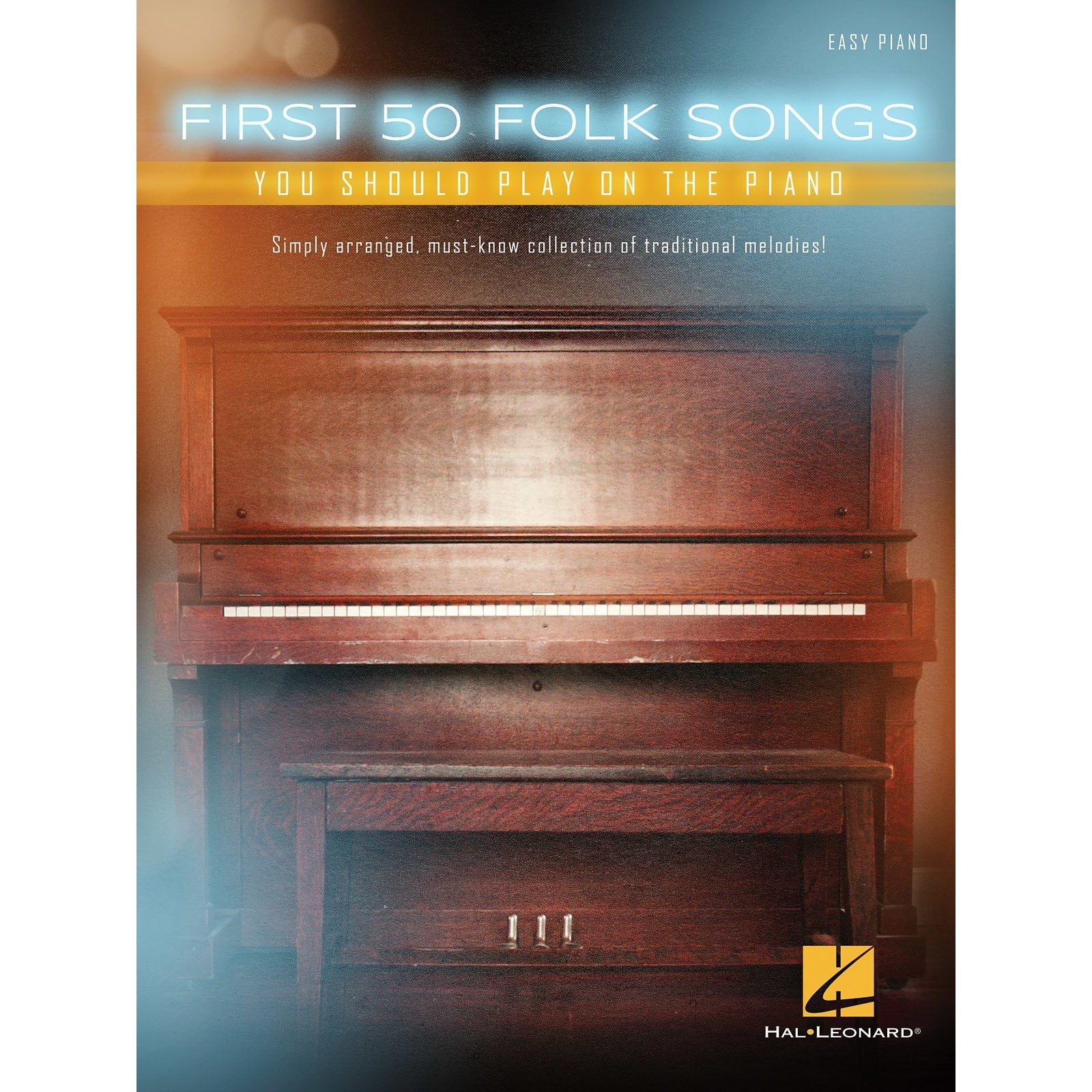 First 50 Folk Songs easy piano