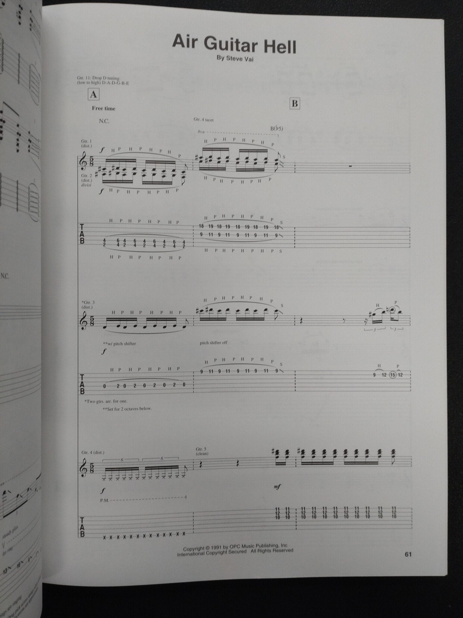 Hal Leonard Steve Vai The Elusive Light and Sound vol. 1