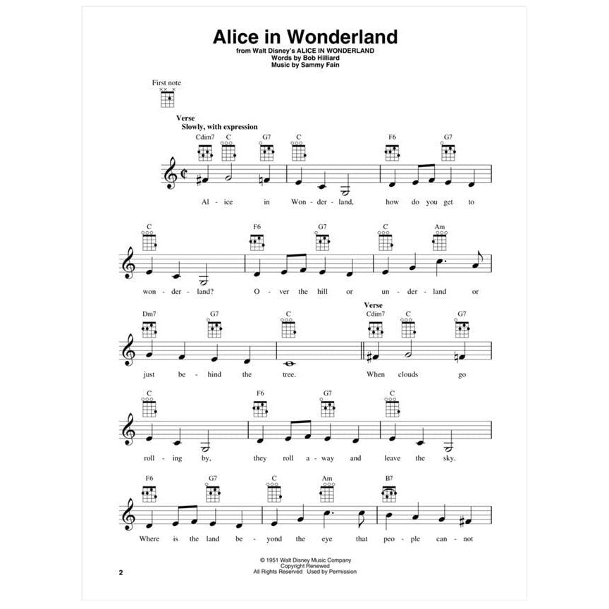Disney Songs for Ukulele