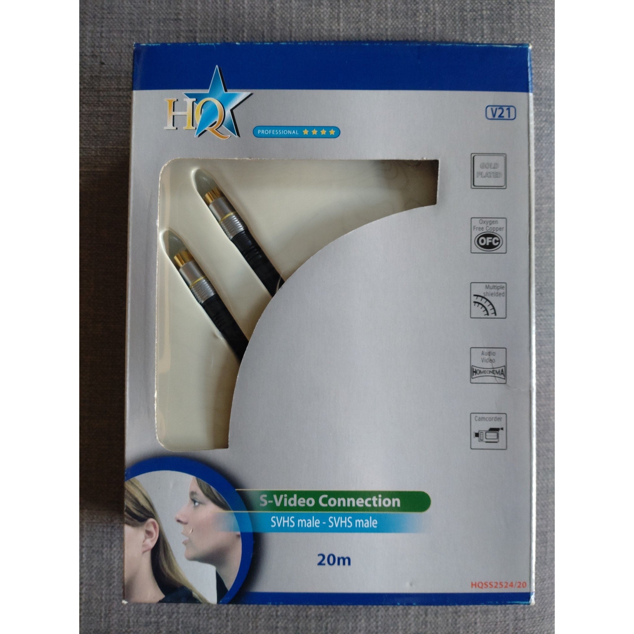 Nedis HQSS2524/10 S-VHS cable 20 meters