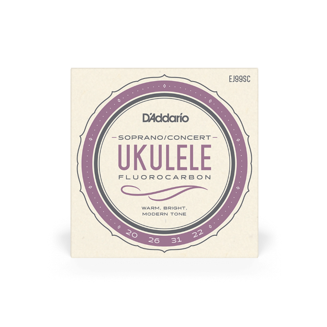 D'addario EJ99SC Fluorocarbon soprano/concert ukulele strings