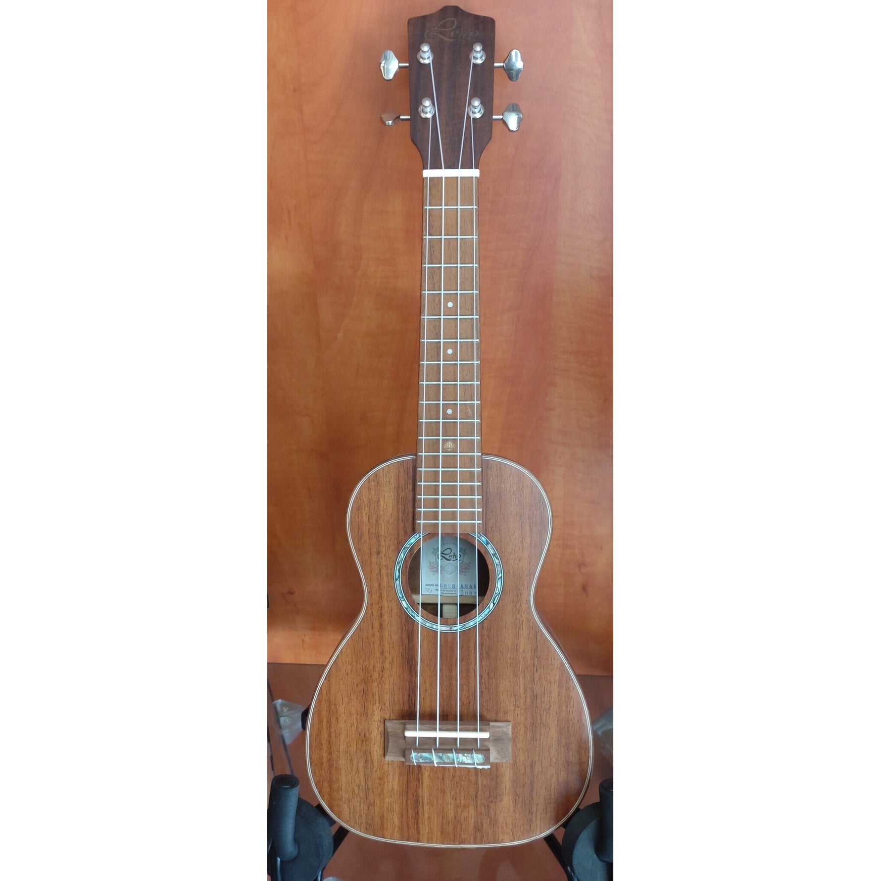 LHUS-ASAK Sopraan ukelele - Volledig massief Acacia