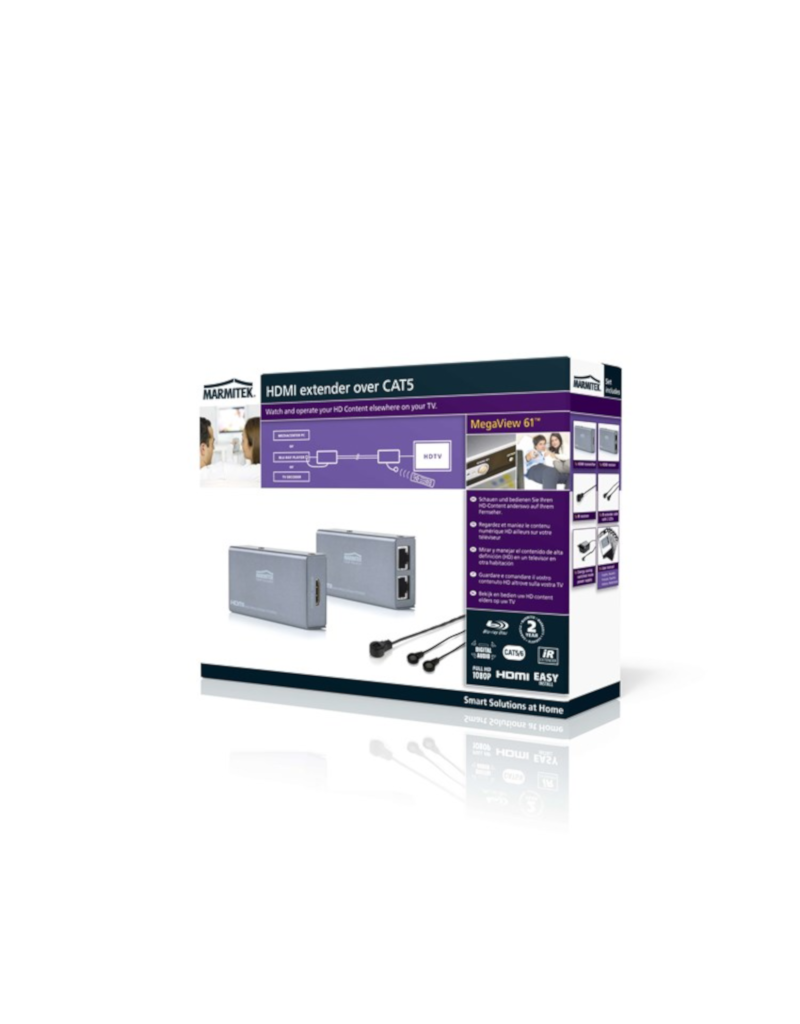 Megaview 61 HDMI extender over cat5 + ir return signal