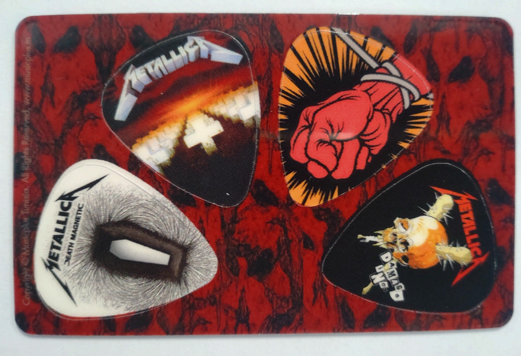 CLX Music Metallica pick card