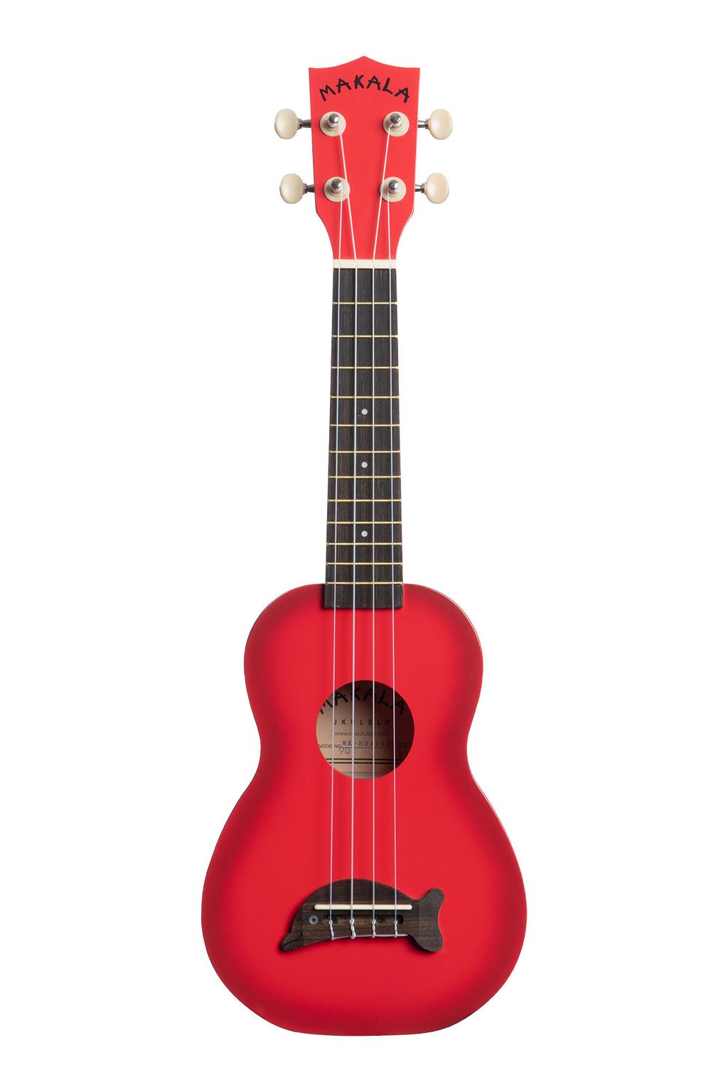 Kala Makala MK-SD/RDBURST Soprano Dolphin Ukulele Red Burst