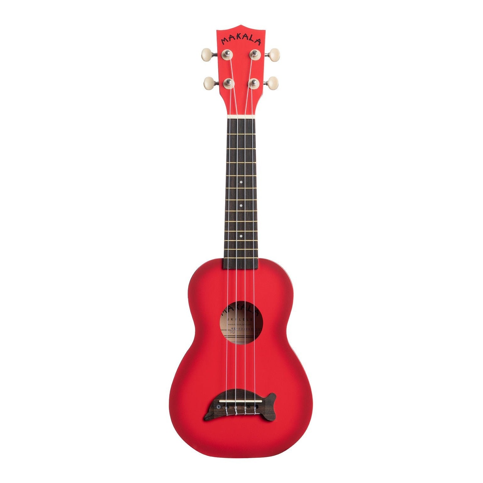 Kala Makala MK-SD/RDBURST Soprano Dolphin Ukulele Red Burst