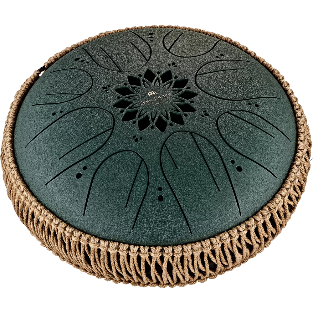 MOSTD4DG Octave Tongue drum 10" F#-Mineur donker groen