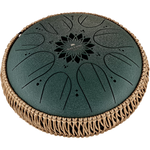 MOSTD4DG Octave Tongue drum 10" F#-Mineur donker groen